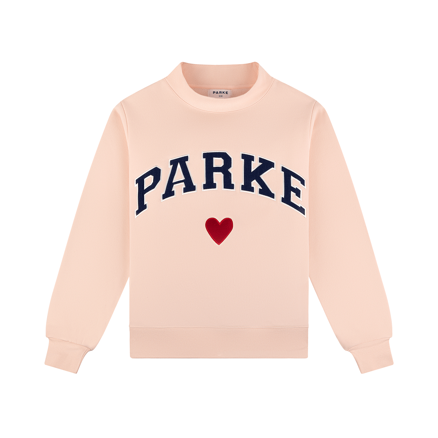 Heart Varsity Mockneck